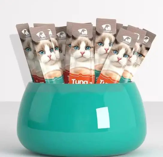 Cat Snacks Nutrient Cat Strips Adult Fresh Fluid Wet Grain Calcium Supplement Cat Canned