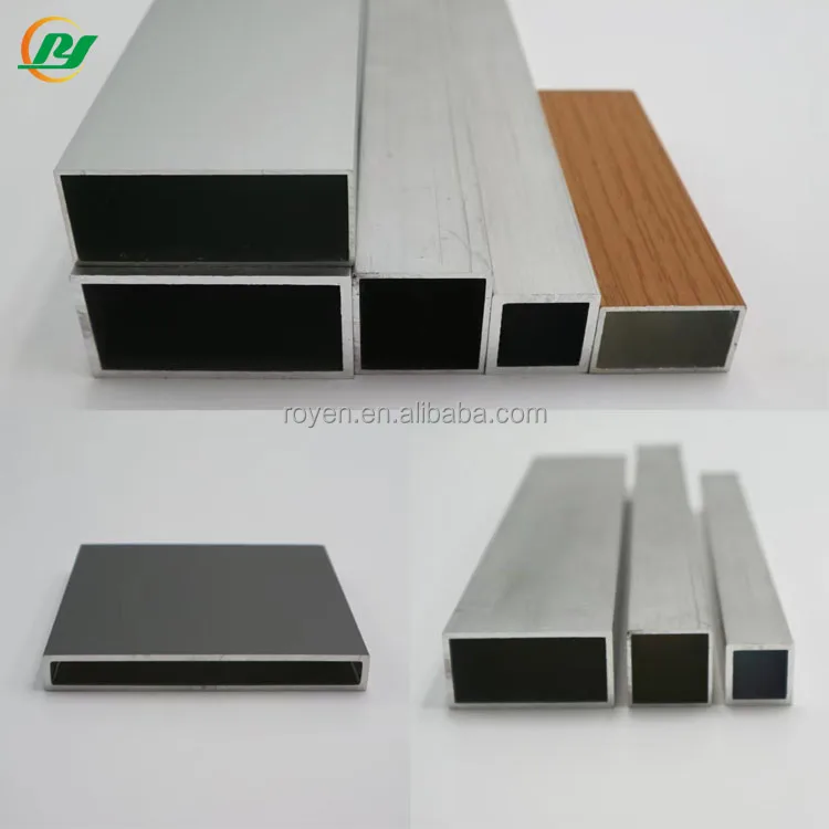 Aluminum Tube Manufacturer Powder Coating Black White Square Tube Aluminium Wholesale Price