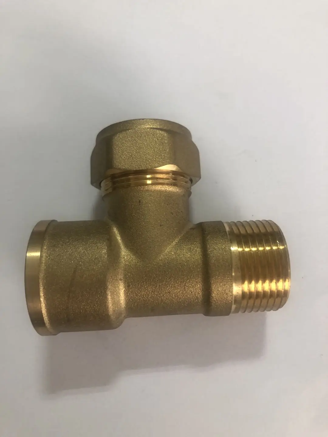 S650 Brass connex tee BSP threaded pipe copper Fittings