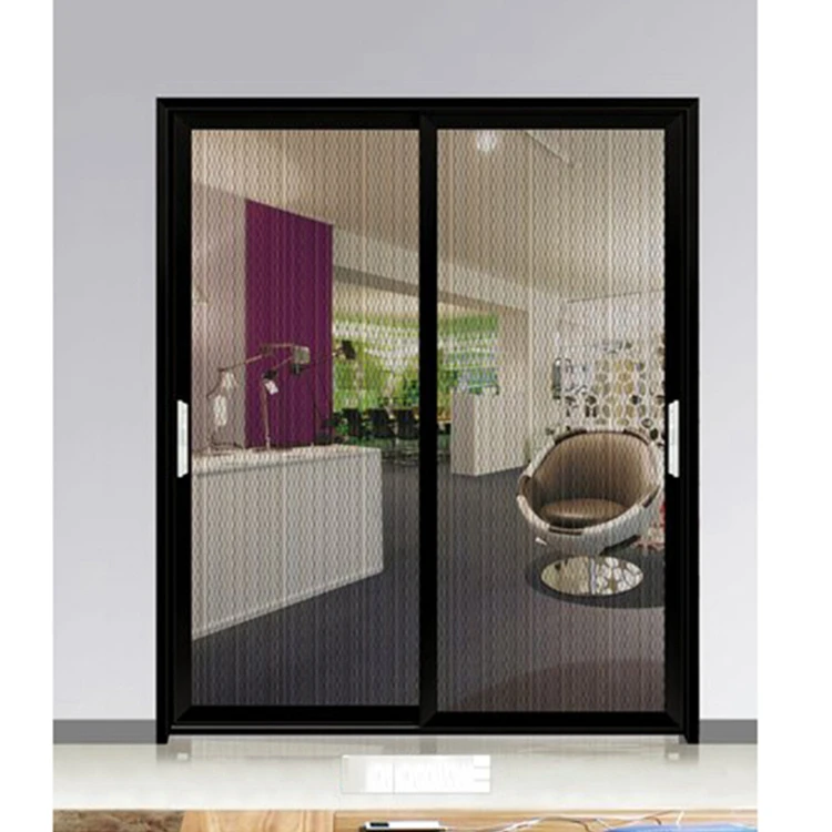 Windproof Interior Door Aluminum Aluminium Double Glazed Lowes Sliding Glass Patio Doors Price For Home