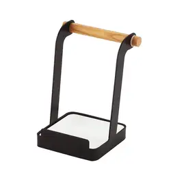 kitchen metal Chopping pan soup spoon ladle pot lid cover Utensil Drying storage Organizer display stand holder rest Rack