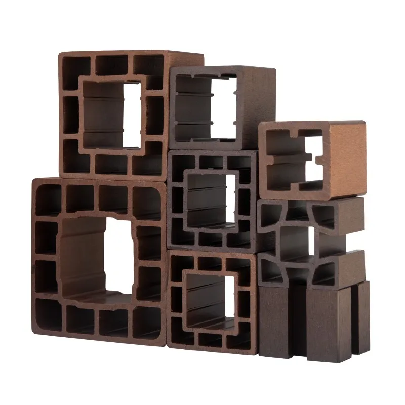 Fulgor Extrusion Mould  Outdoor PE wood plastic column wood plastic handrails Single Cavity Column Molding