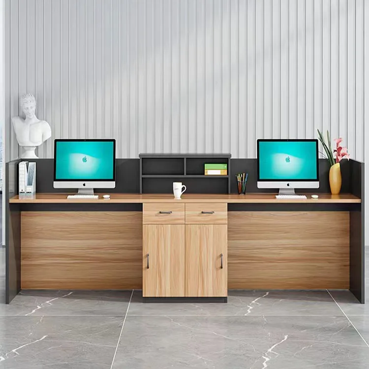 OEM Design Information Desks Modern Front Desk Reception Counters