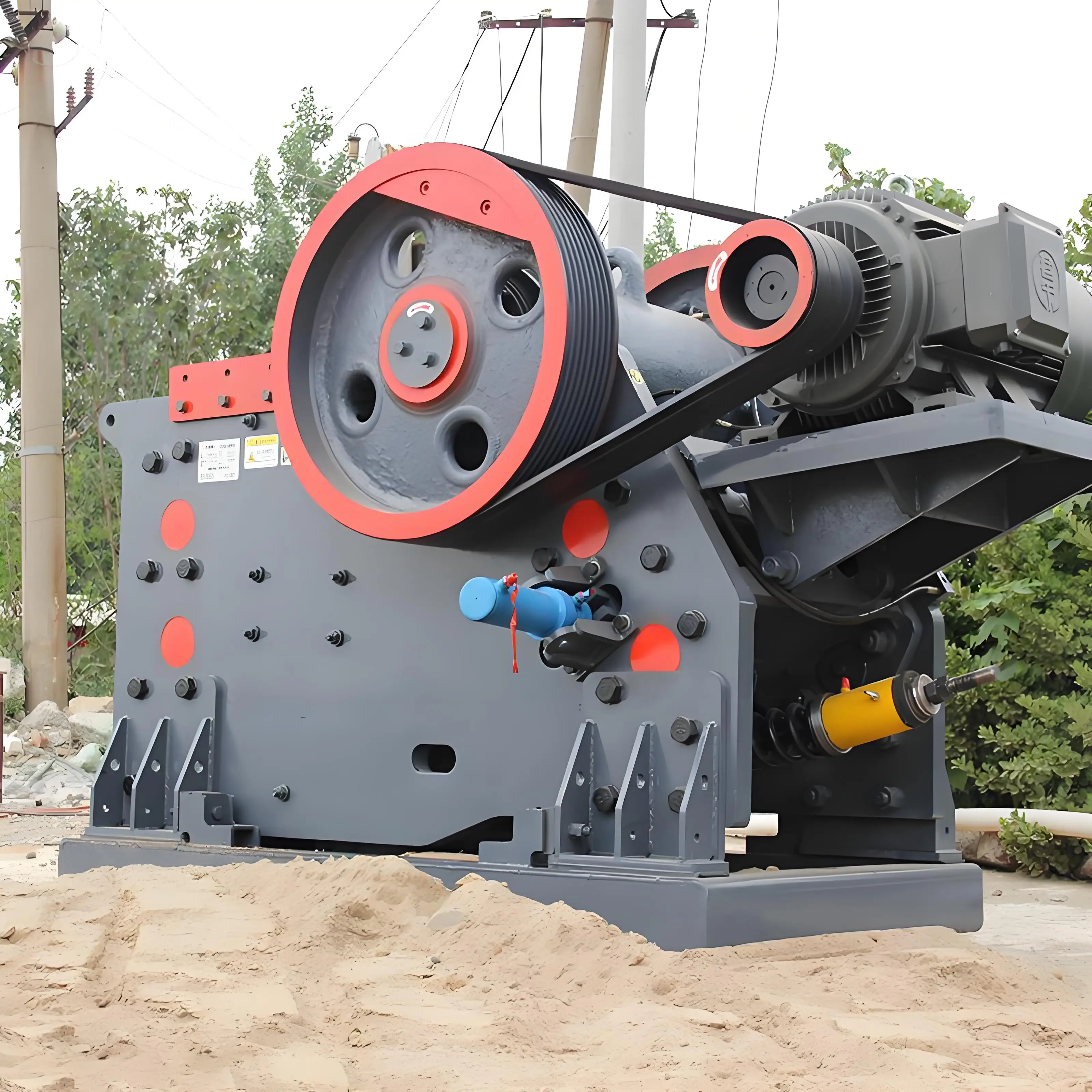 Factory Direct Sale Energy Saving Quartz Stone Limestone Durable Euro Jaw Crusher High Crushing Capacity Large Crushing Chamber