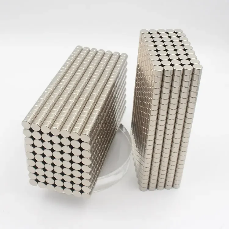 Custom Size Packing Neodym Magnet Ndfeb Manufacturer 10X1 Round Disc Fridge Magnet Super Strong N52 Neodymium Magnets For Boxes