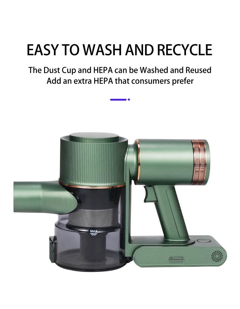 2023 High Quality multi cone Cyclone Wireless Household Vacuum Cleaner  carpet floor cleaner  strong suction vacuum for Sale