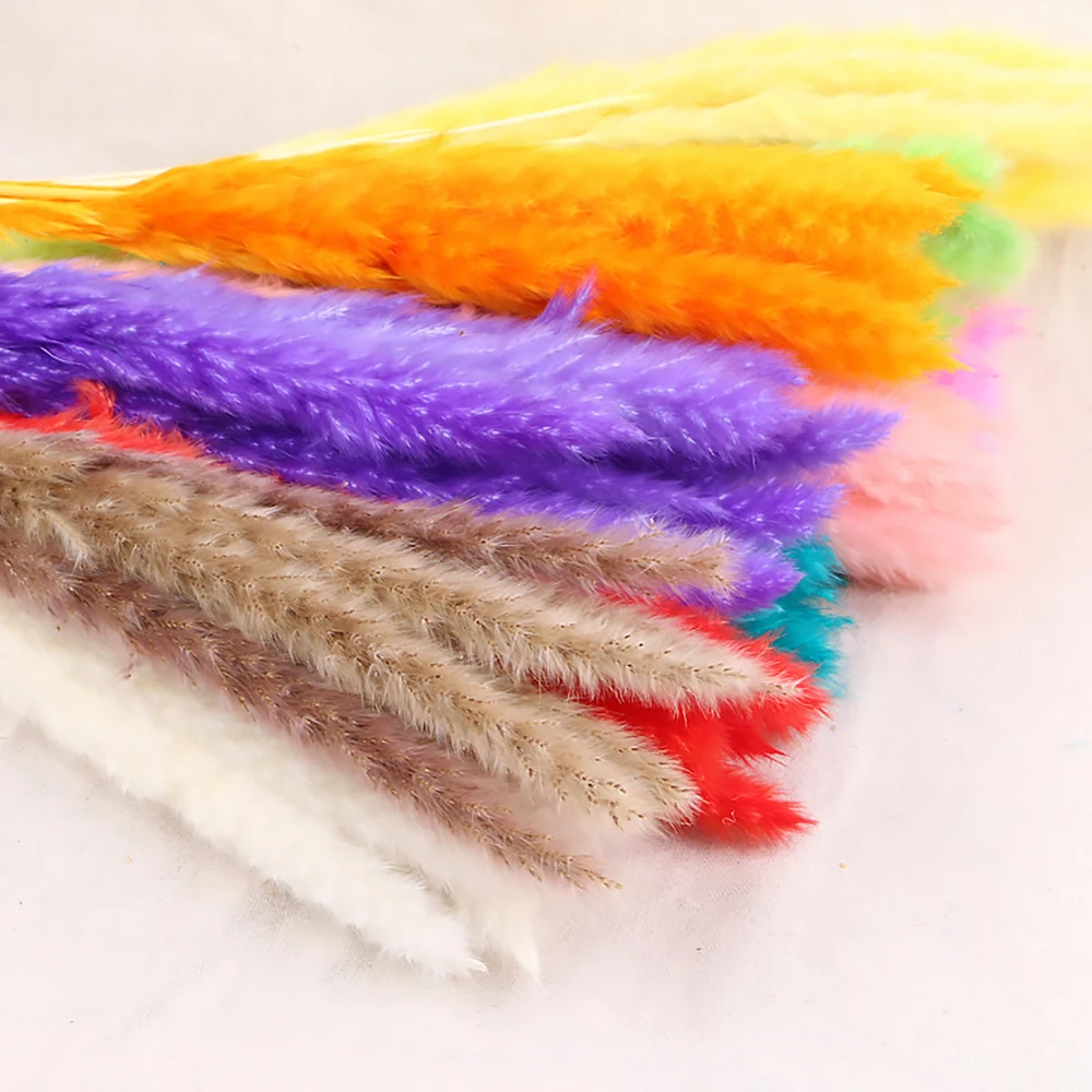 
45 cm Plant Dried Pink Artificial Grass Wholesale Pampas Grass Natural Pampas Grass For Decoration 