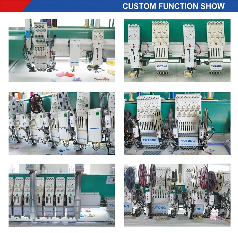 new high speed embroidery machine 20 heads flat embroidery machine flat machine free embroidery