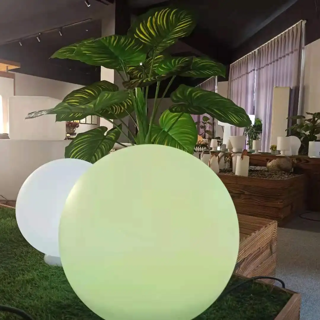 Садовый шар, современный декоративный ландшафт, водонепроницаемые светодиодные садовые светильники для улицы с RGB