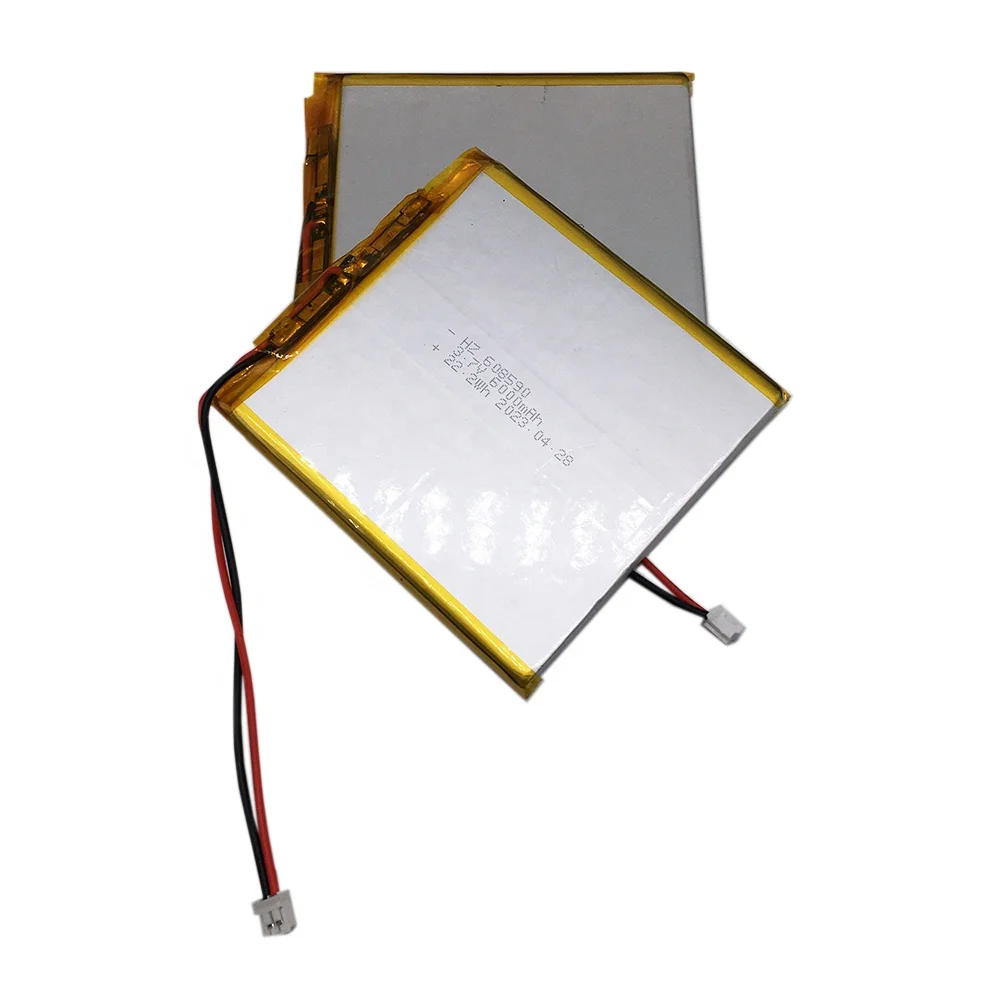 Factory 608590 lipo 3.7v 22.2wh 6000mah battery rechargeable power bank battery
