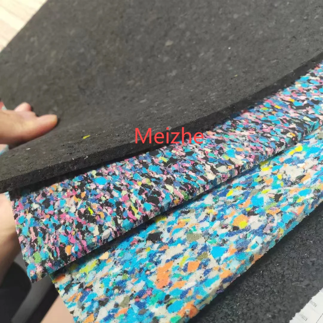 Free Sample 2mm 3mm Polyurethane Cushion Underlayment Soundproof Rubber Carpet Underlay Acoustic Underlayment