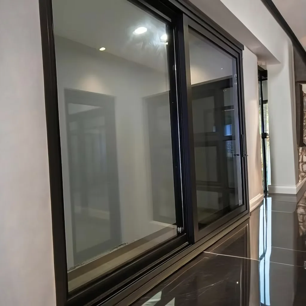 Современный дизайн пользовательского окна горизонтального раздвижного теплового перерыва безопасности