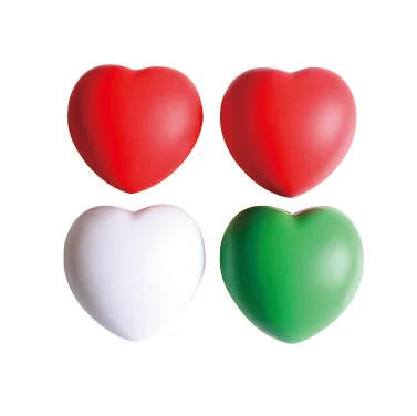 Custom Logo Mini Red Heart Shaped Stress Balls promotional love heart shape Stress Reliever