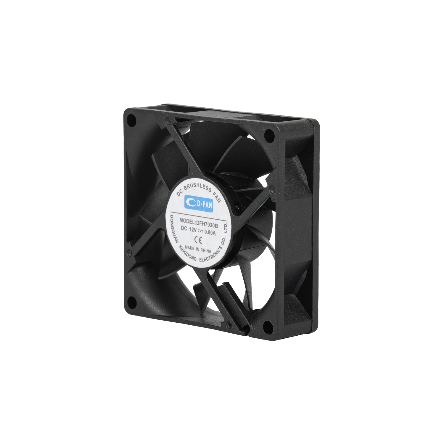 3 inch low noise dc axial fan 7020  mini cooling fan with CE UL 70x70x20mm