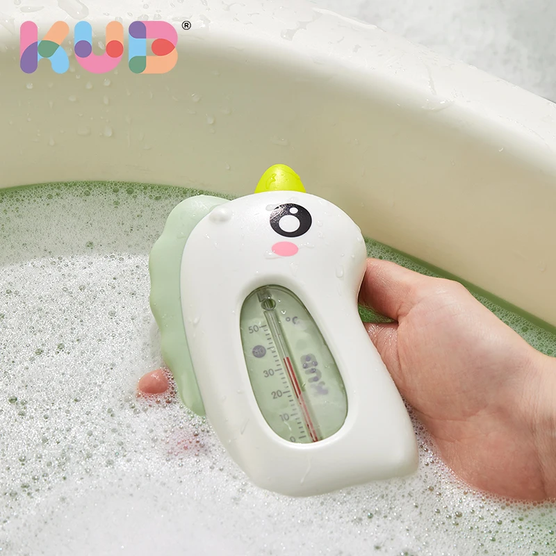KUB Baby Bath Products Cute Cartoon Kids Water Temperature Measuring Safety Eco-Friendly Baby Bath Thermometer