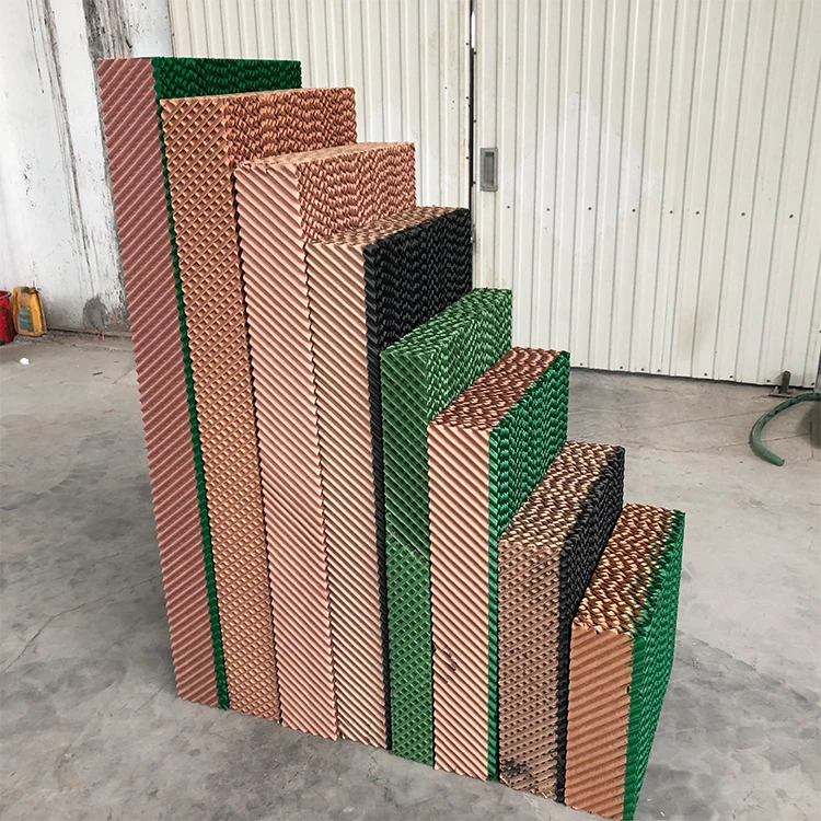 Factory Manufacturer Cheap Poultry Greenhouse Industrial Color Paper Evaporative Honeycomb Cooling Pad Price