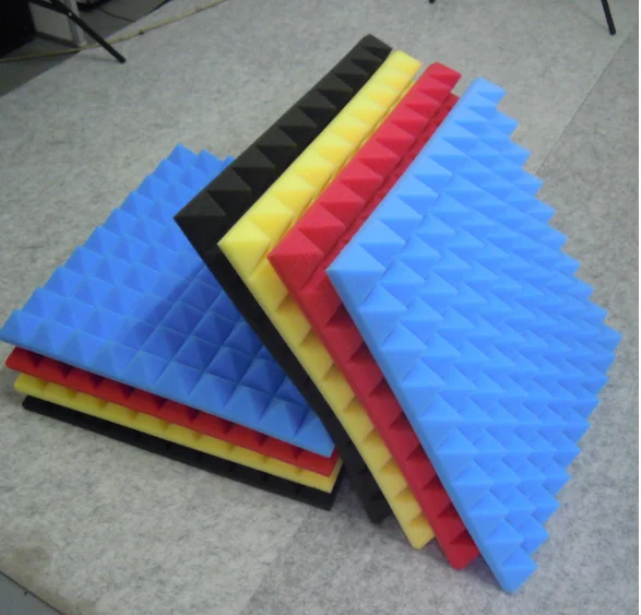 Акустическая пена Звукопоглощающая Пирамида студийная обработка стеновые панели 50*50*5 см огнеупорный пенный материал