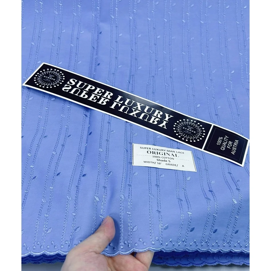 2024 Wholesale Swiss Voile 100% Cotton  Austria Cotton Polish Clothing for Party