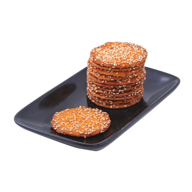 Hot sale new product sesame salt spiced crispy sesame biscuit