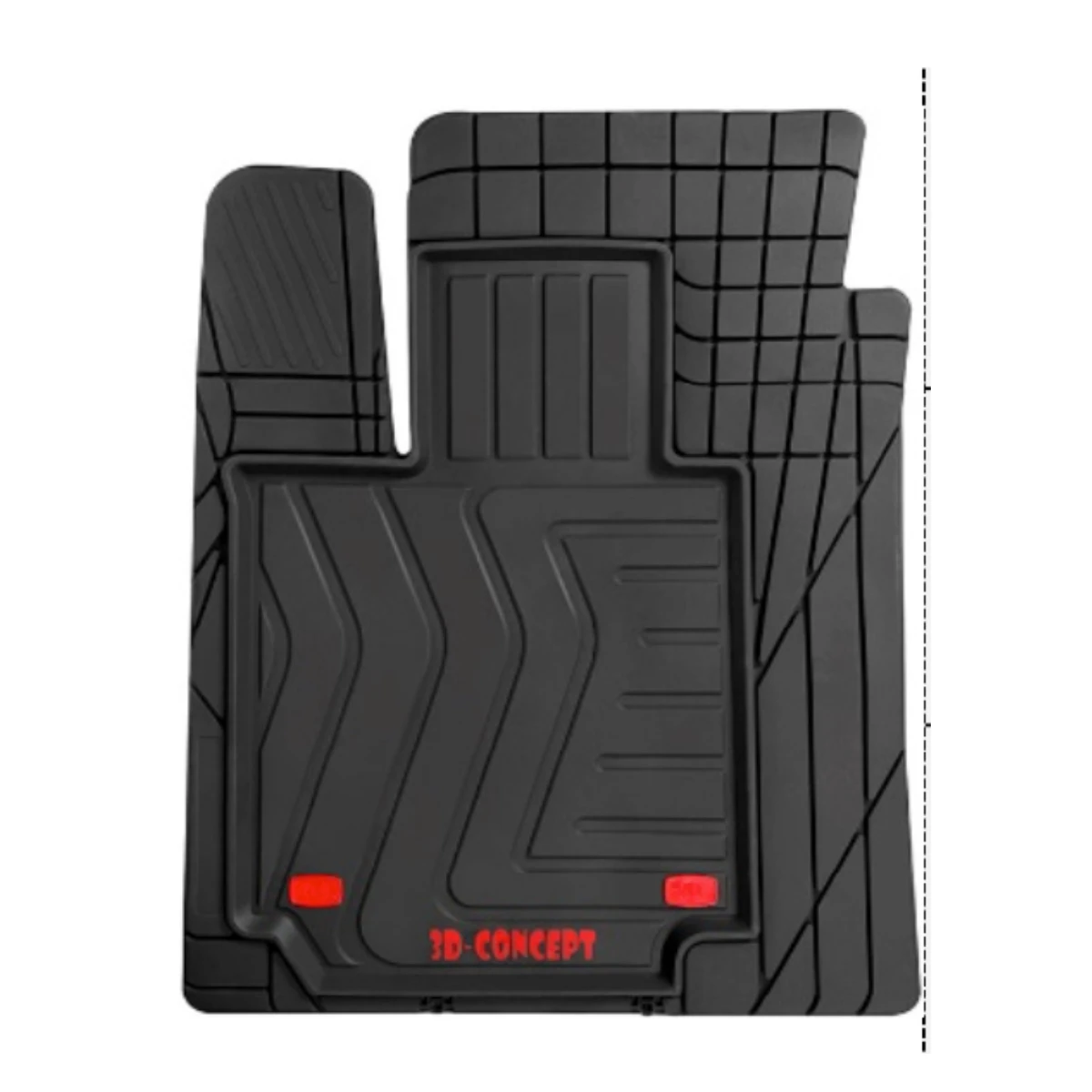 Universal Car Mat Pamukkale High Quality 3D Car Mat Carpet Car 4 Pieces Rubber Metalized Heel Support Covers All The Mod