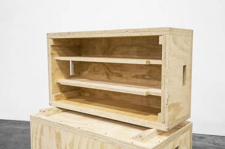 OKPRO Weight Lifting Wooden Jerk Boxes Jerk Block Boxes