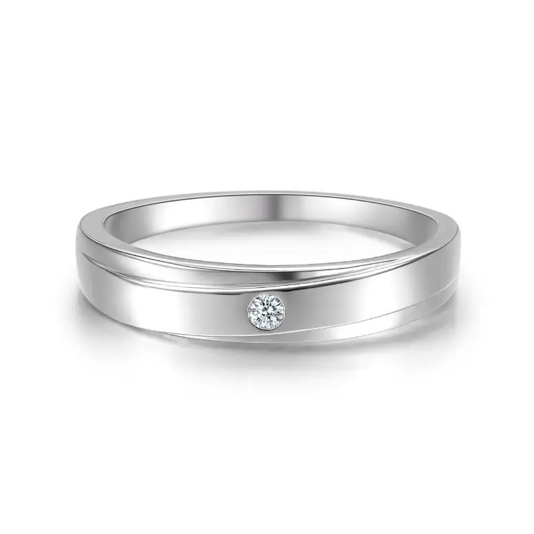 1ct white gold yellow gold 10K/14K/18K lab created diamond ring for men