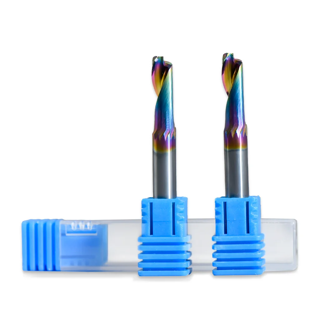 CNC Single Flute End Mill Spiral Milling Cutters for Aluminum