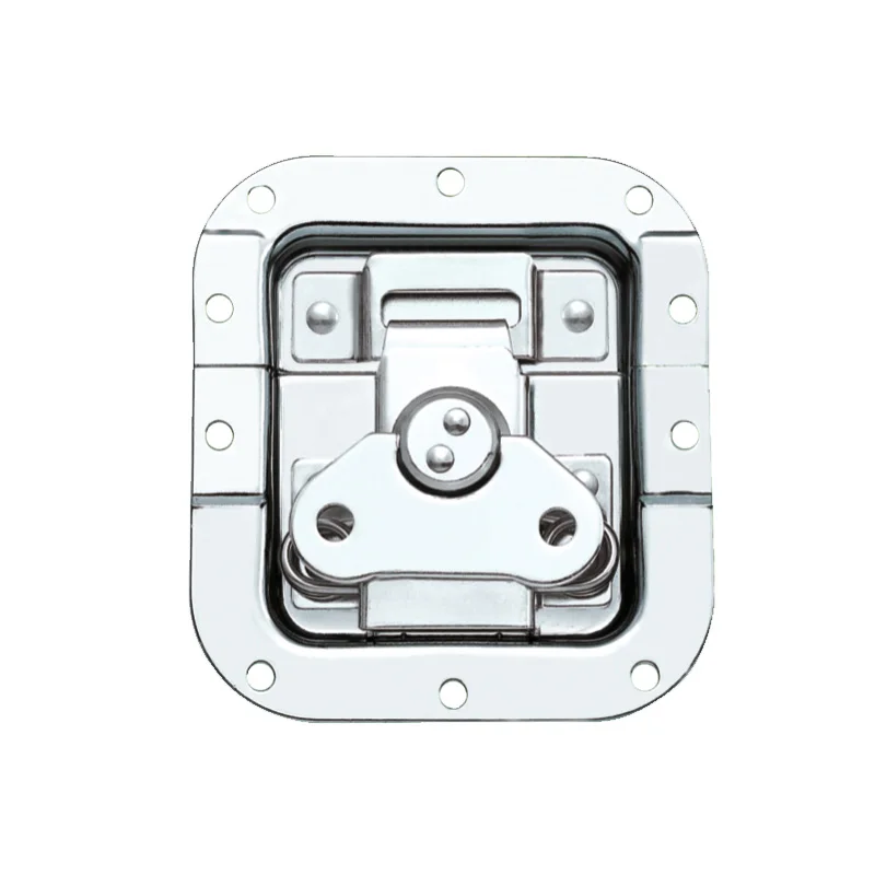 Hardware Fittings Rectangle Metal Press Bag Lock Custom Zinc Alloy Decorative Closure Swivel Lock Handbag Accessories