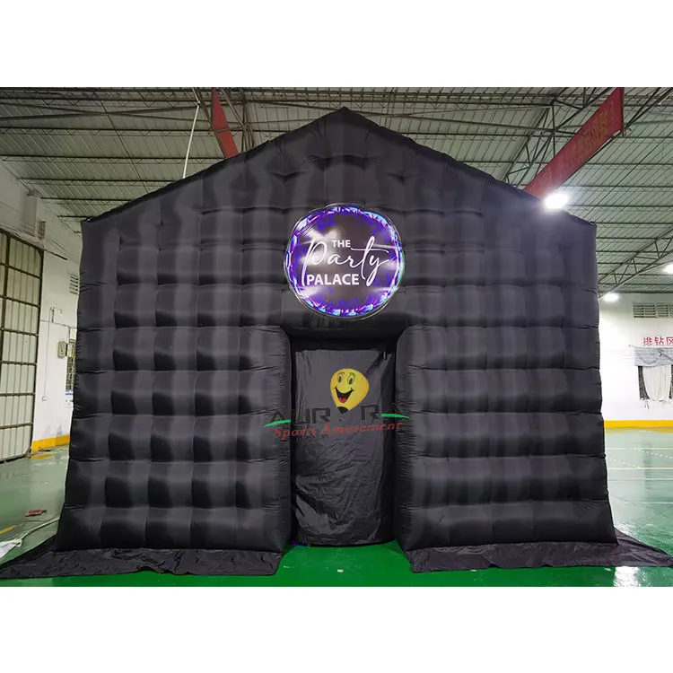 Black Inflatable Tent Tente Gonflable Outdoor Movable Nightclub  Portable Winter Inflatable Party Tent For Events