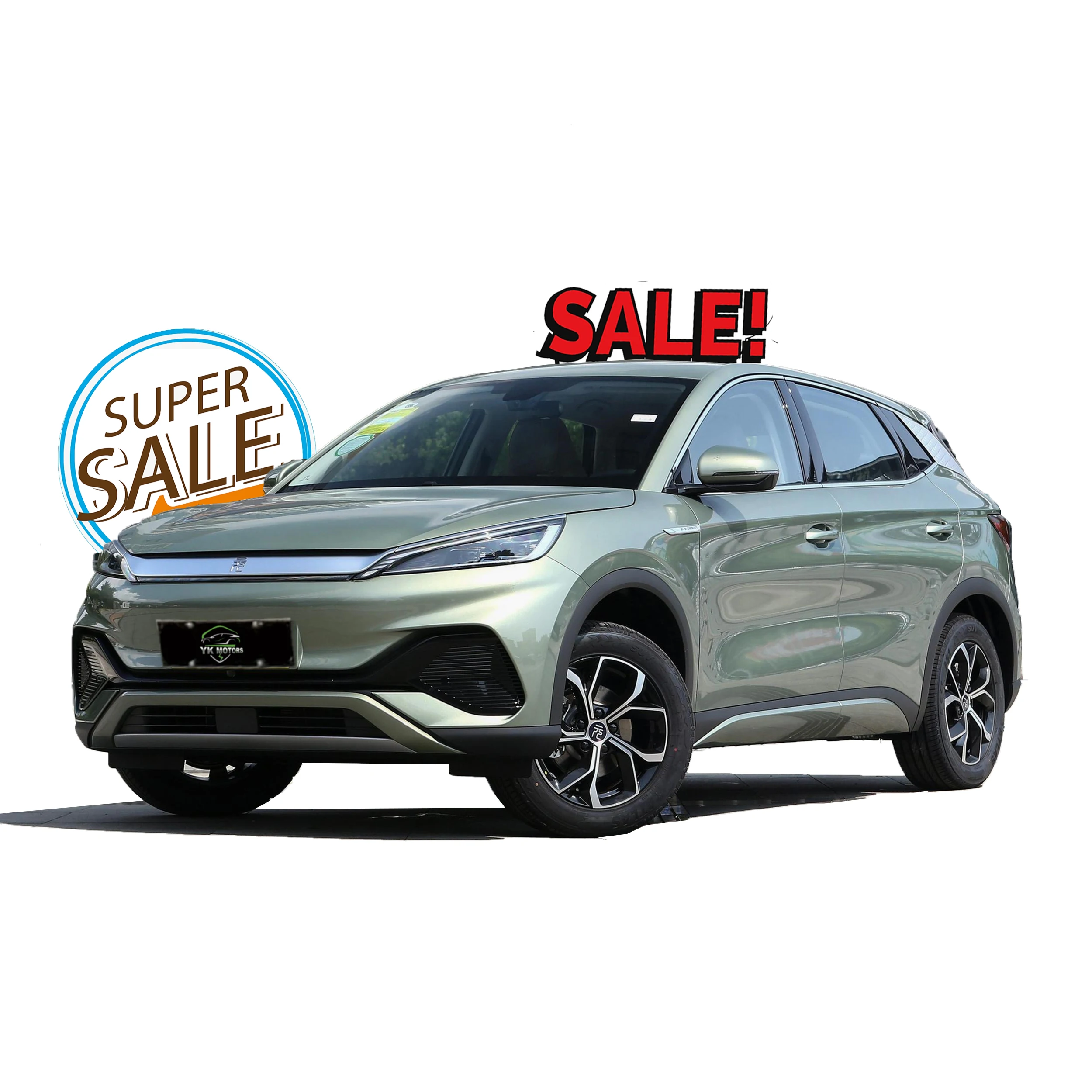 YK MOTORS BYD Yuan плюс 510 км флагманская версия чистый Электрический Компактный внедорожник в продаже