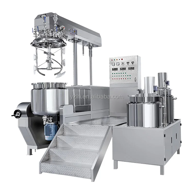 Automatic Mixing Machine Emulsifying Small Cosmetic Shampoo Facial Cream Homogenizer Vacuum Blender Mixing Machine Mixer