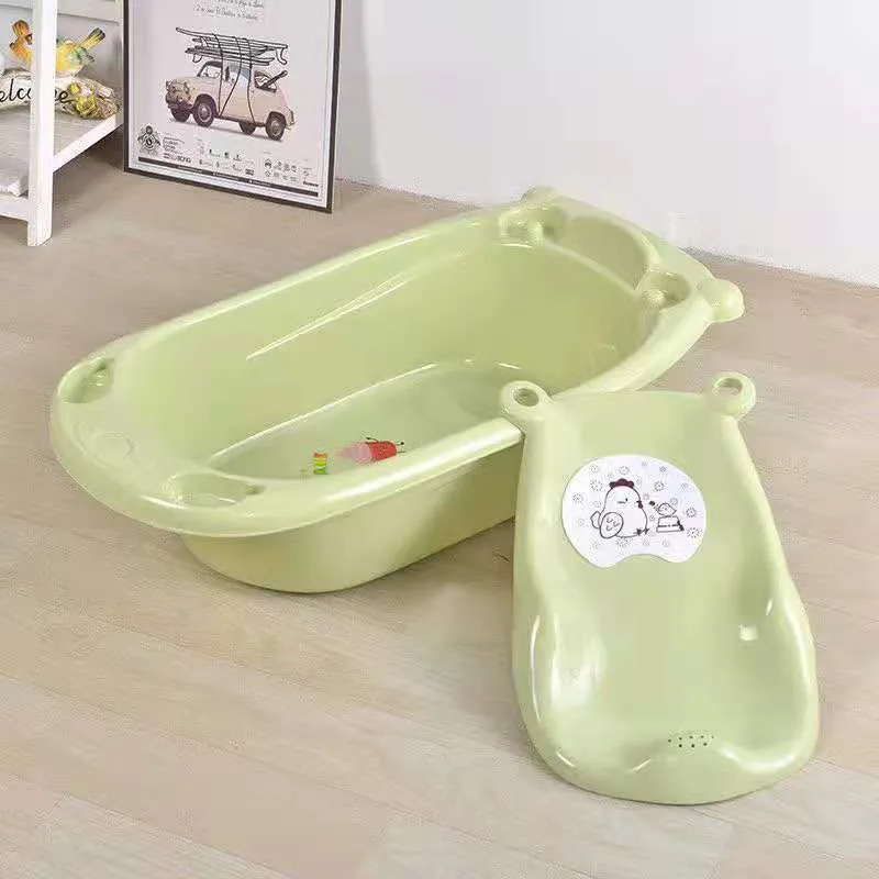 
High quality new design plastic baby bathtub with bath chair shampoo seat baby kids bath tub with drain 