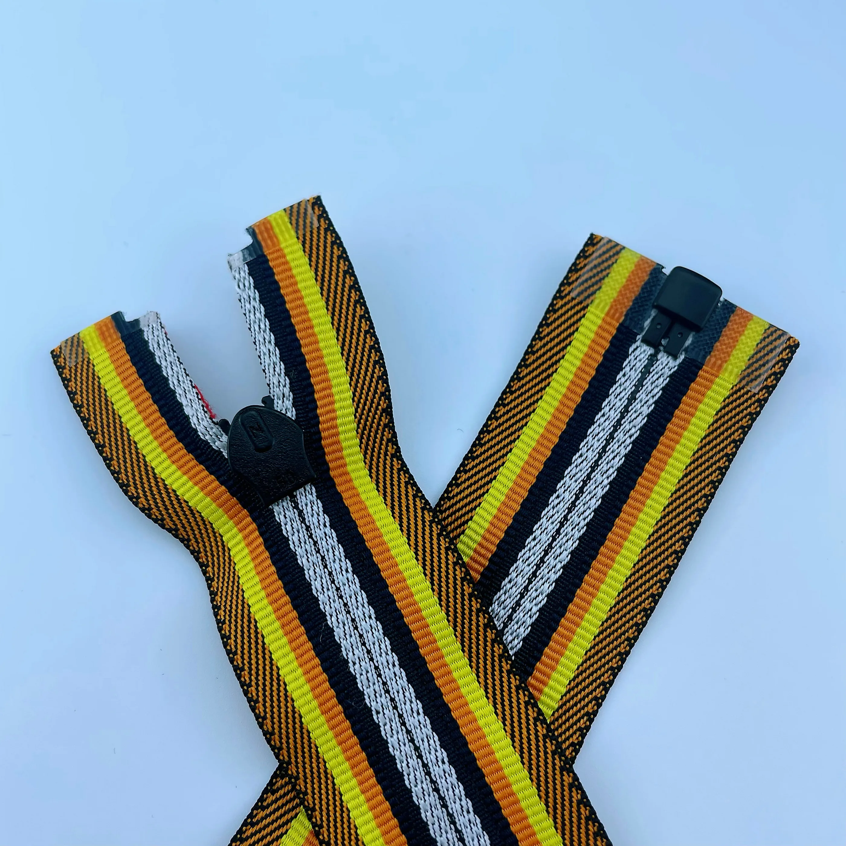 NO.5 Nylon Rainbow teeth Bag shoes Zipper Pulls puller slider tailoring materials big zipper pulls custom logo