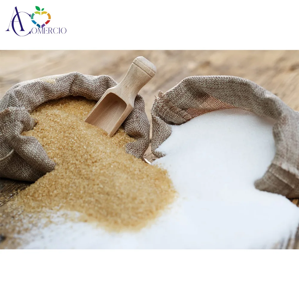 
ICUMSA Beet Sugar Crystal Sugar Cane Sugar Refined WHITE Granular Fructose Glucose Sachet HACCP Bulk Bag BRC Gap ISO 