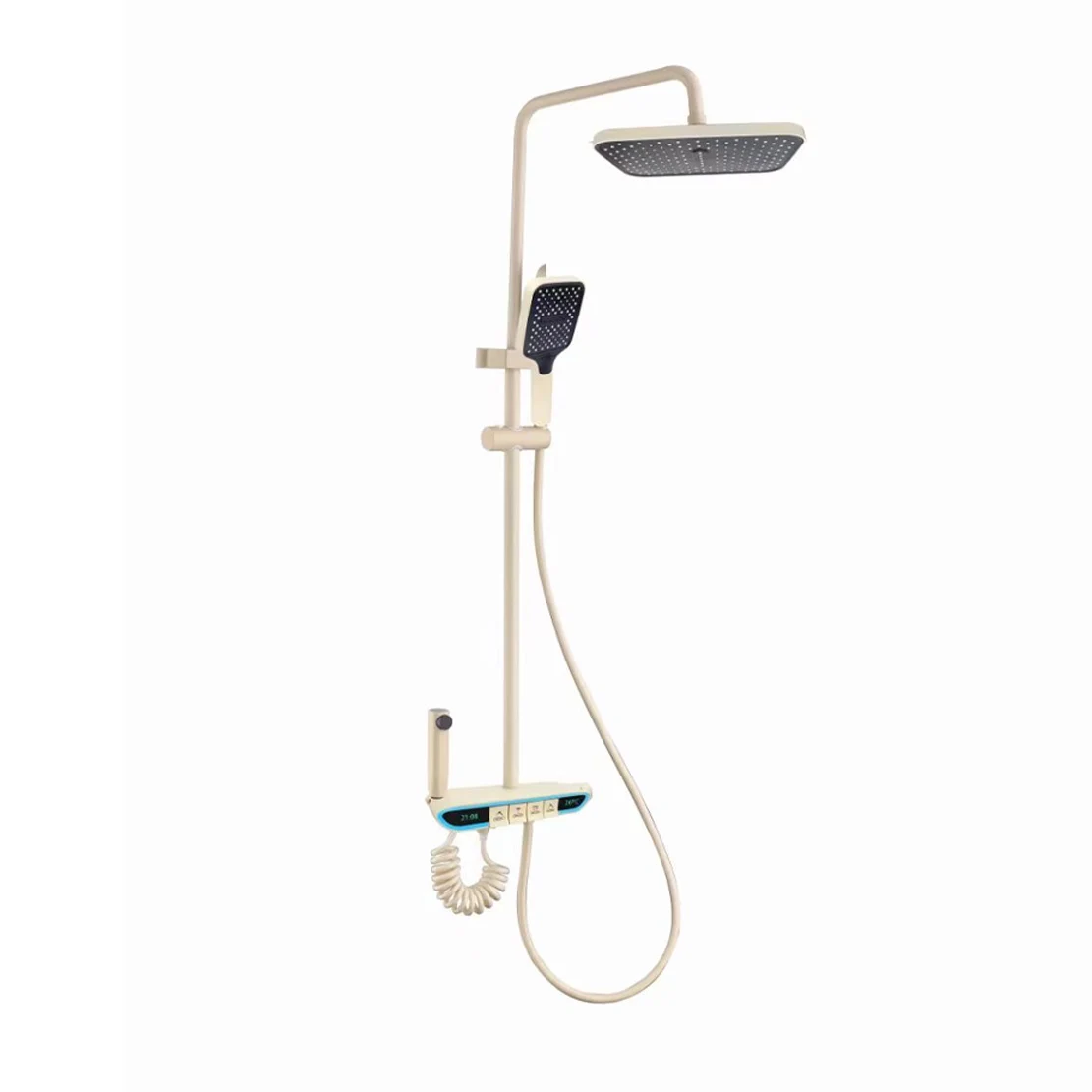 Piano Key Set Factory Direct Sales Luxury Shower Room Set  Bathroom Digital Display Screen  Piano Key Shower Set