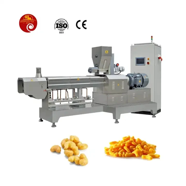 High Quality Cheap Price Nutrition Rice Puffed Extruder Corn Flakes Snack Food Machine Production Line