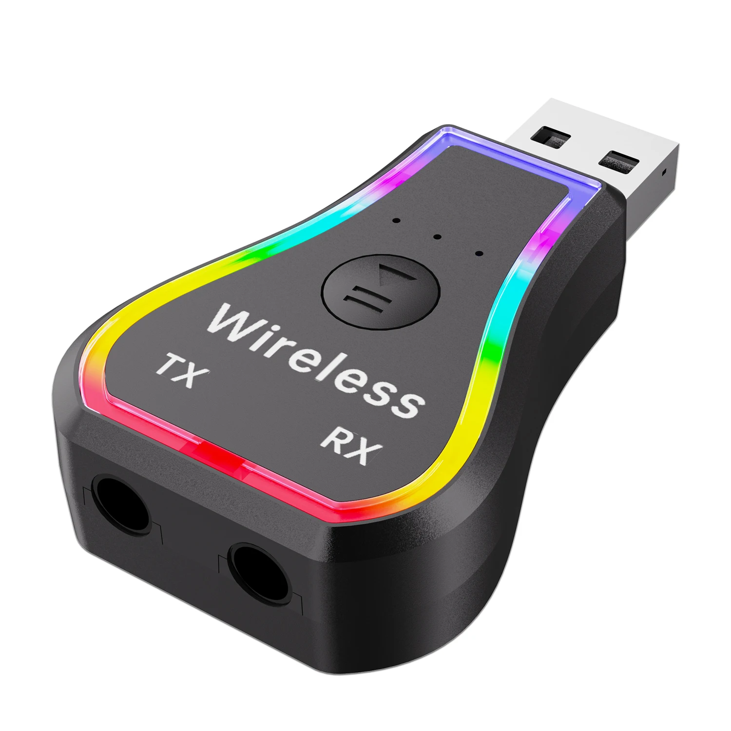 Bluetooth Receiver 5.0 AUX Adapter Dongle Audio Wireless Adapter For Car PC Headphones Mic 3.5MM Jack Receptor with Audio Cable