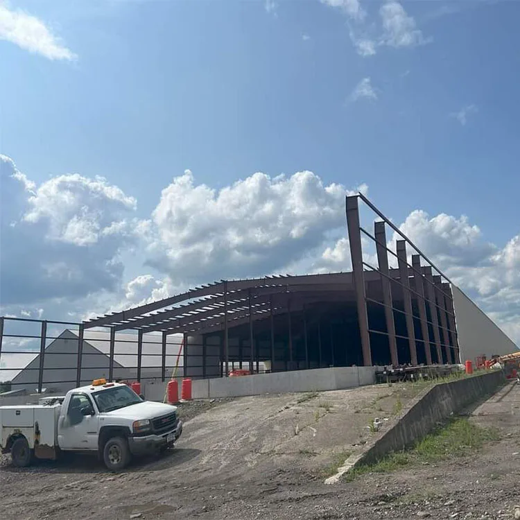 prefab production hangar use metal shed type  steel warehouse workshop