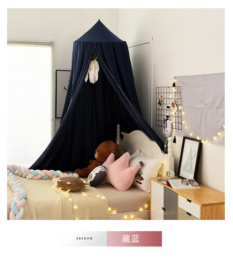  European Style Solid Hanging Fluorescent Stars Glow in Dark for Baby Kids Girls Dome Bed Canopy Double Mosquito