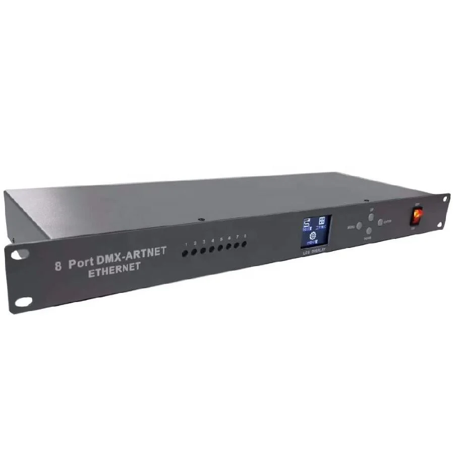 8 портов DMX-ARTNET ETHERNET DMX 8 может работать с Avolite мА матрица