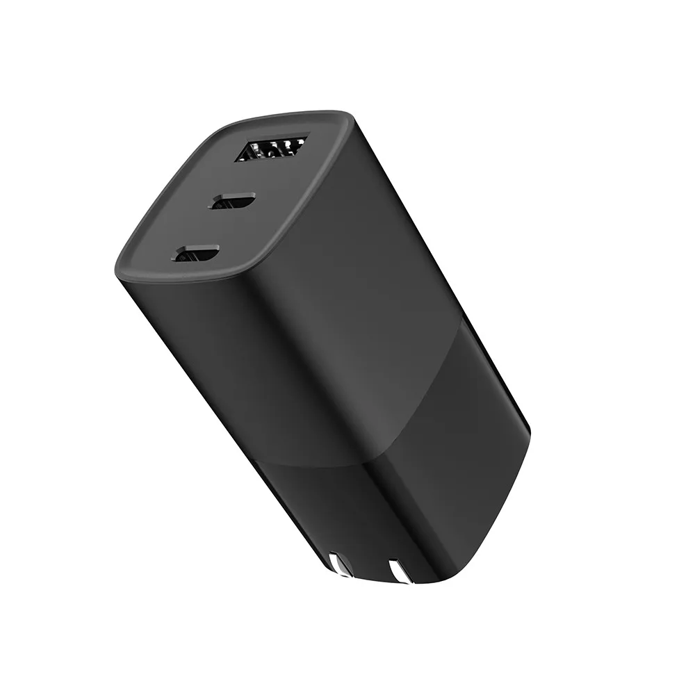 65W 3 ports GaN USB C PD Wall Charge Charger PD3.0/QC/PPS/SCP 5A cable For Laptops MacBook iPhone Samsung Huawei