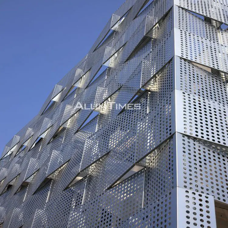 Hot Sale Fast Exterior Aluminum Decorative Curtain Wall Metal Cladding Facade Board or Wall Panel Sheet Malaysia