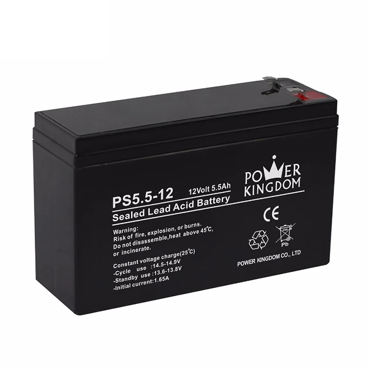 6-FM-5.5 12v5.5ah SLA battery PS5.5-12 for security system usage