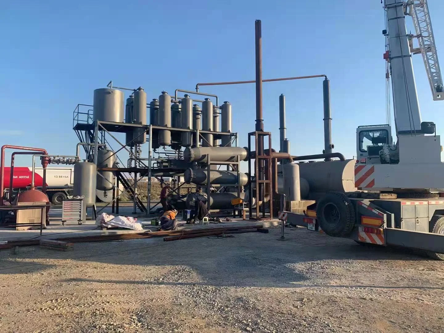 Fuel Oil Refinery Distillation Machinery for Diesel base oil