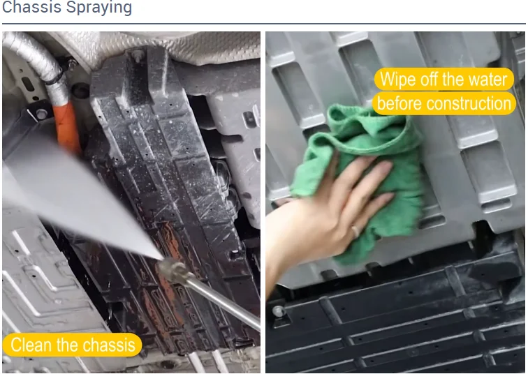 Best quality auto paint undercoating favorable heat insulation car underbody coating strong adhesion rubberized auto paint