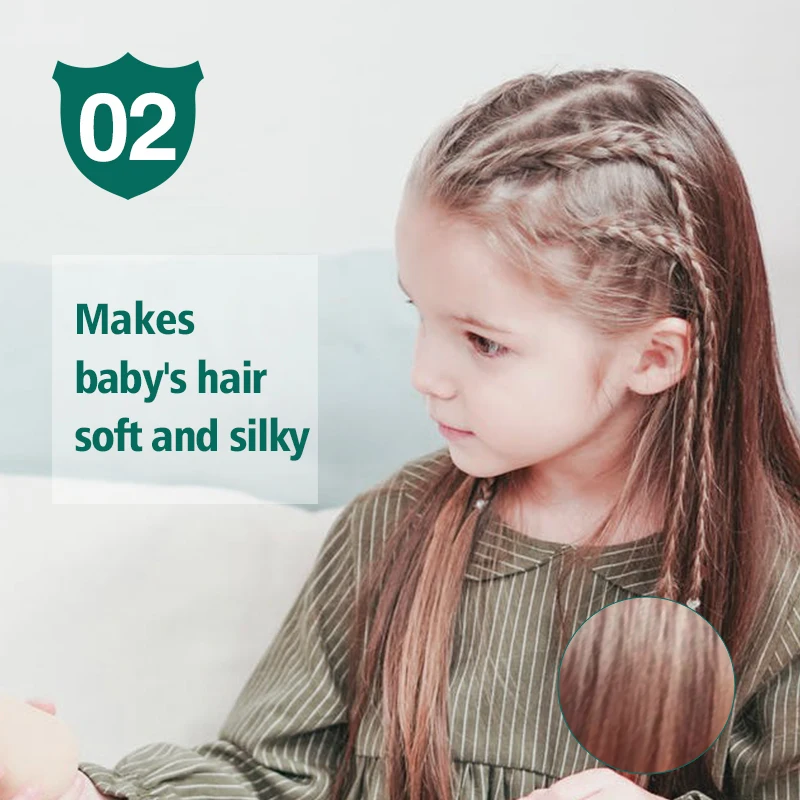 Natural Mild Tear Free Formula Organic Baby 2-In-1 Body Wash Shampoo Soothe Moisturize Skin Makes Hair Soft And Silky