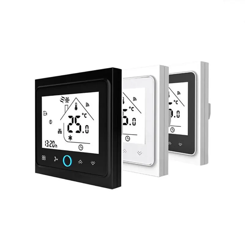 Smart home digital room Programmable temperature controller2 Pipe Fan Coil Unit FCU  Fan Speed Control Room Thermost