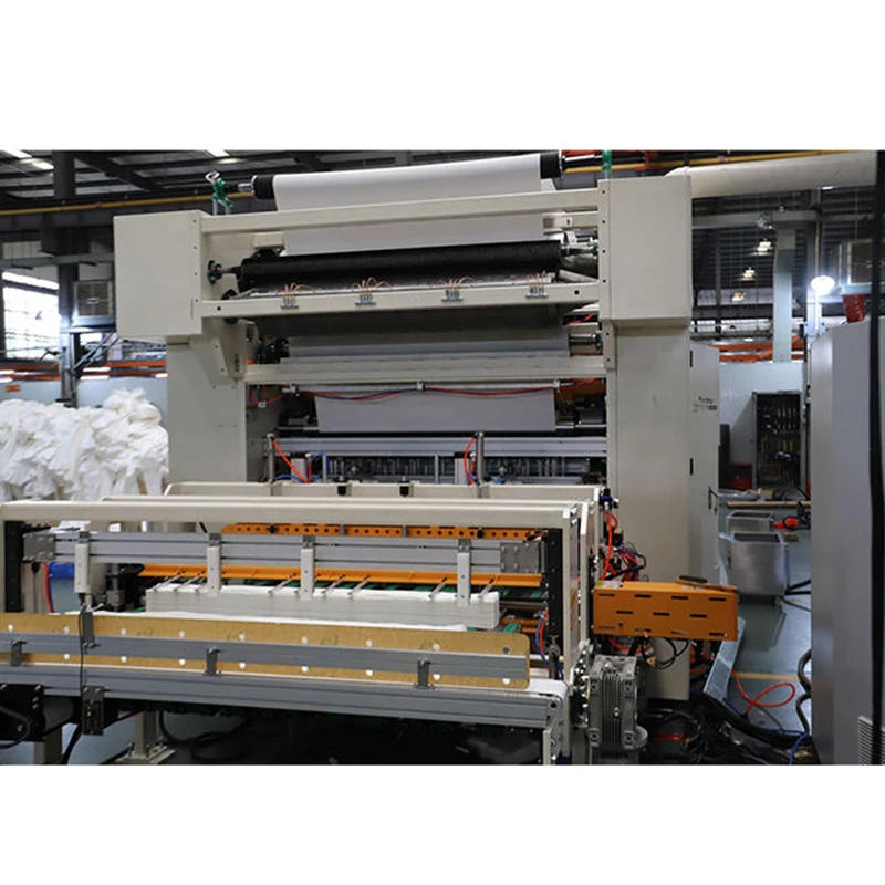 Tissue Machine Full Automatic Facial Tissue Paper Folding Machine v Fold 3 Lines Facial Tissue Machine