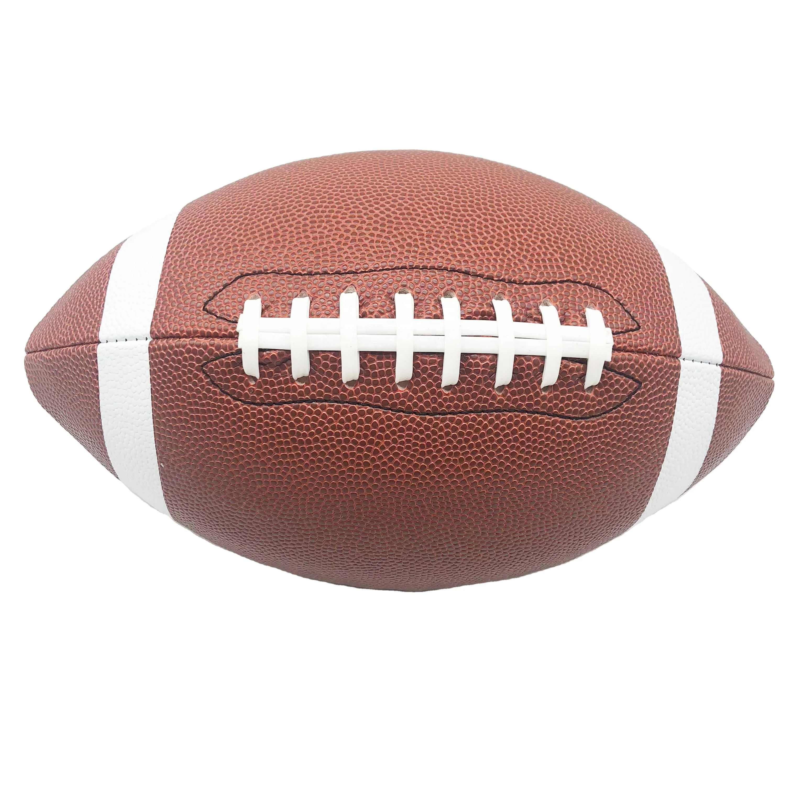 Custom Logo Composite Leather Rugby Official Size F9 American Football ball