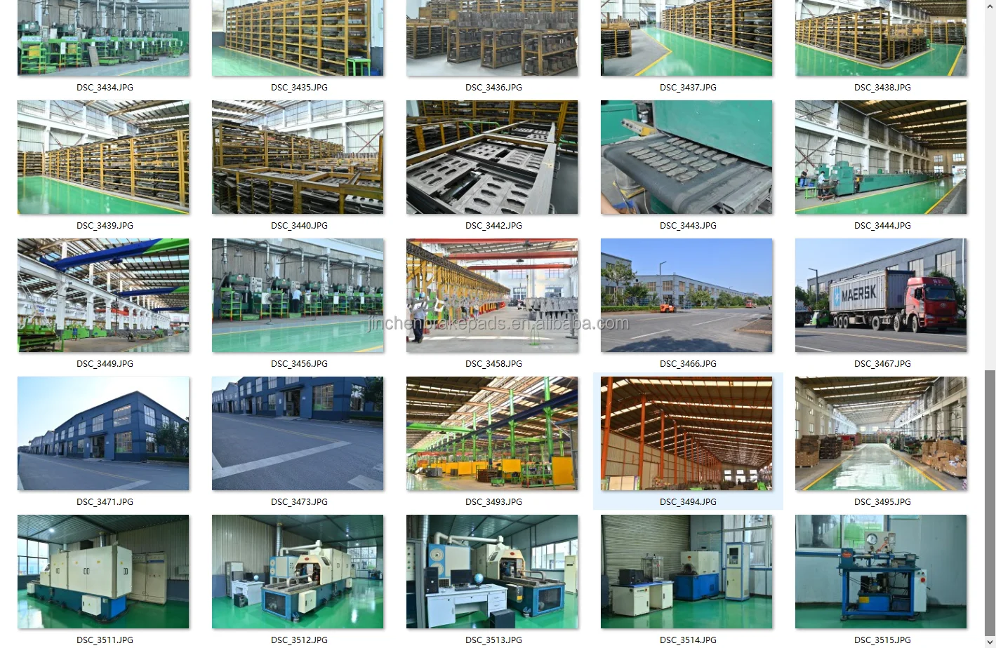 Auto Parts Brake Pads Production and manufacturing wholesale factories